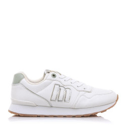 Sabatilles Mustang 69983 blanca amb detalls platejars joggo - Querol online