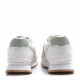 Zapatillas Mustang 69983 blanca con detalles plateados joggo - Querol online