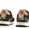 Sabatilles Mustang 69441 negre amb estampat de flors joggo