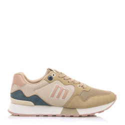 Zapatillas Mustang 69441 arena con trasera azul joggo - Querol online