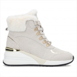 Botins sport Liu jo color beix amb logotip decoratiu - Querol online