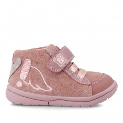 Sabates Garvalin roses de pell amb ales laterals - Querol online