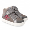 Botines Garvalin grises con estrella roja lateral