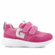 Zapatillas deporte Garvalin rosas con doble cierre de velcro - Querol online