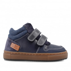 Botins Garvalin blaus de pell i velcro - Querol online