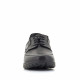 Zapatos vestir Be Cool negros de piel con suela de goma negra - Querol online
