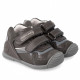 Zapatos Biomecanics grises de piel con doble velcro frontal - Querol online