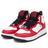 Zapatillas deporte Xti 150160 blancas y rojas con cordones negros