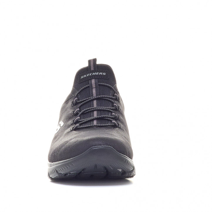 Zapatillas deportivas Skechers summits Itz Bazik negras - Querol online
