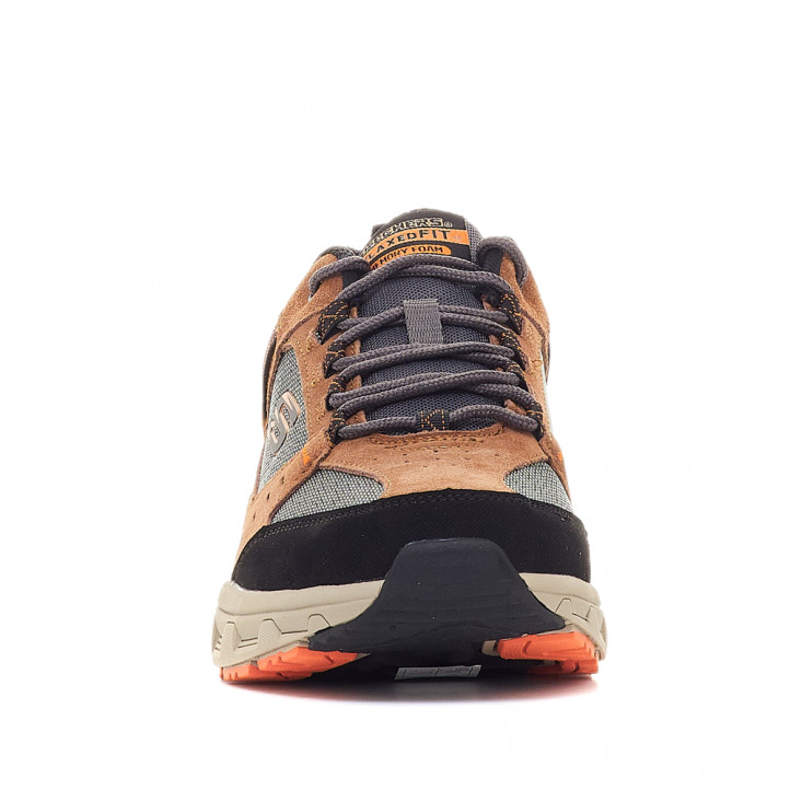 Zapatillas deportivas Skechers oak canyon marrones - Querol online