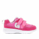 Zapatillas deporte Garvalin rosas con doble cierre de velcro - Querol online