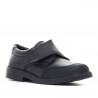 Zapatos colegiales QUETS! negros con velcro grande