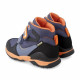 Zapatillas deporte Biomecanics tipo botines azules con detalles naranjas - Querol online