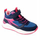 Zapatillas altas Garvalin tipo botines azules con partes rosas - Querol online