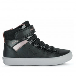 Sabatilles esport Geox negres amb detalls roses de botí - Querol online