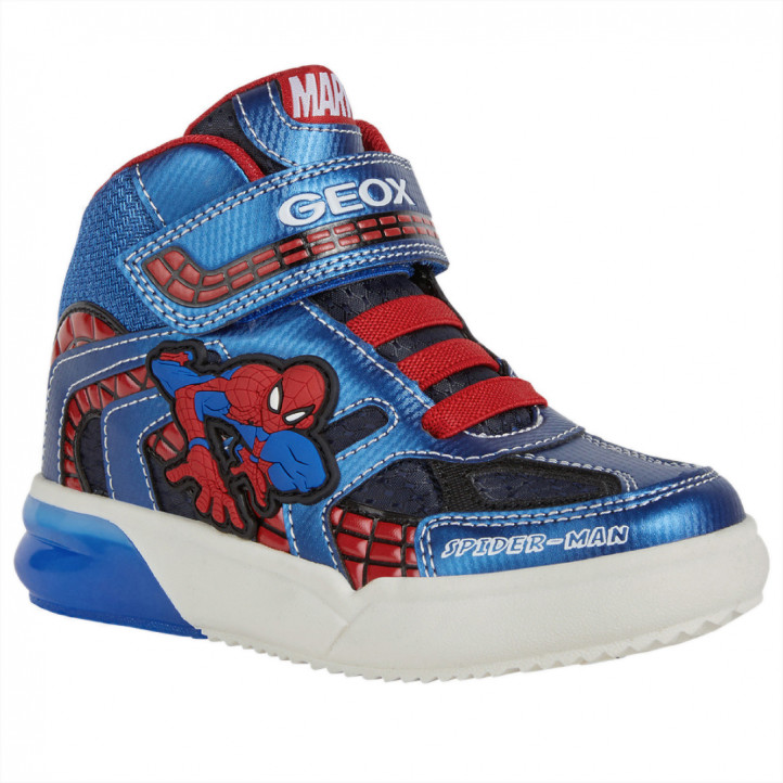 Zapatillas altas Geox grayjay junior spiderman - Querol online