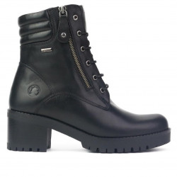 Botins de taló Coronel Tapioca negres de taló i pell C1247-11 - Querol online