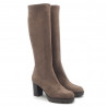Botas tacón MISS ELASTIC taupe 77647