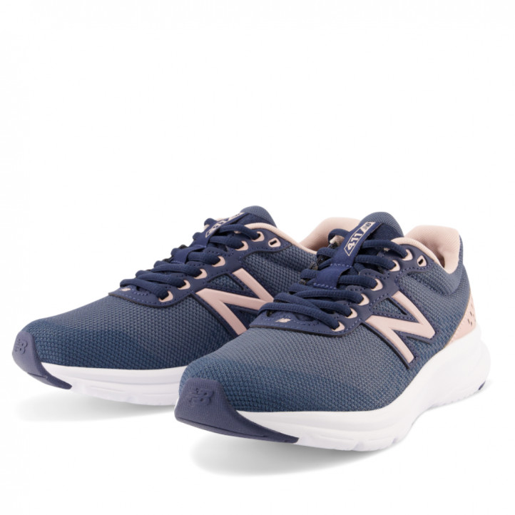 Zapatillas deportivas New Balance 411 v2 Natural indigo con vintage indigo y pink sand - Querol online