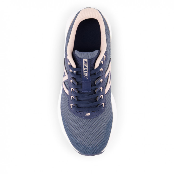 Zapatillas deportivas New Balance 411 v2 Natural indigo con vintage indigo y pink sand - Querol online