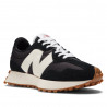 Zapatillas deportivas New Balance 327 Black con white y mineral red