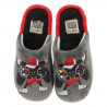 Zapatillas casa Gioseppo destalonades gris con estampado de videoconsola kivoli