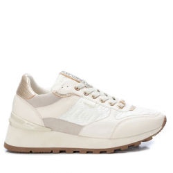 Zapatillas Xti 140016 beige con detalles dorados - Querol online