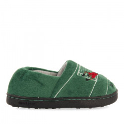 Zapatillas casa Gioseppo verdes con estampado de campo de fútbol johvi - Querol online