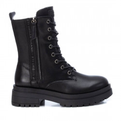 Botines plataforma Xti 140400 negras con cremallera lateral - Querol online