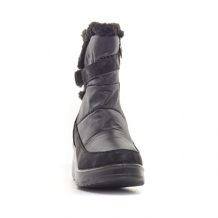 Botins plans Mysoft negres amb pèl interior - Querol online