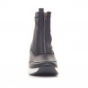 Botines sport Mysoft negros con cuña y caña elástica