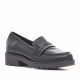 Zapatos tacón Redlove alessia tipo mocasín negros - Querol online