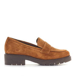 Sabates de taló Redlove alessia tipo mocasín marrons - Querol online