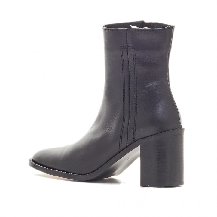 Botins de taló Redlove stella negres de pell - Querol online