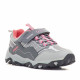 Zapatillas deporte QUETS! grises con detalles rosas - Querol online
