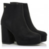 Botins de taló Mustang Naomi de vestir negres