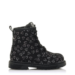 Botins Mustang storm amb disseny d'estil militar en color negre - Querol online