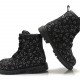 Botins Mustang storm amb disseny d'estil militar en color negre - Querol online