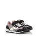 Zapatillas deporte Mustang Joggo de niña Mustang de color negro con franja animal print - Querol online