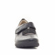 Zapatos planos TREINTAS negras con destalle metalizado de piel - Querol online