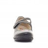 Sabates planes TREINTAS negres amb tancament tipus mercedita amb velcro