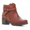 Botins de taló TREINTAS marrons clàssics de pell