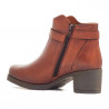 Botins de taló TREINTAS marrons clàssics de pell