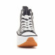 Zapatillas altas Owel kobe negras con suela dentada - Querol online