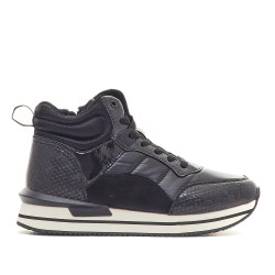 Sabatilles altes Owel sapporo negres abotinada - Querol online