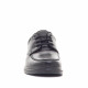 Zapatos vestir Luisetti negros de piel con cordones encerados - Querol online