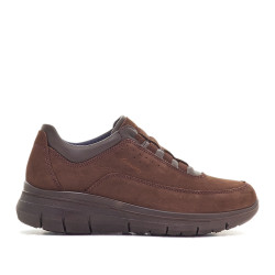 Sabates sport Luisetti marrons de pell sense cordons - Querol online