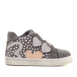 Botines QUETS! grises con corazones - Querol online