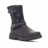 Botas QUETS! negras con corazones y estrellas