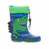 Botas agua CRECENDO verdes y azules con dinosaurio